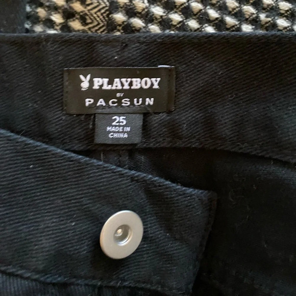 Playboy By PacSun Black Ultra High Waisted Slim Fit Jeans - Picture 9 of 11